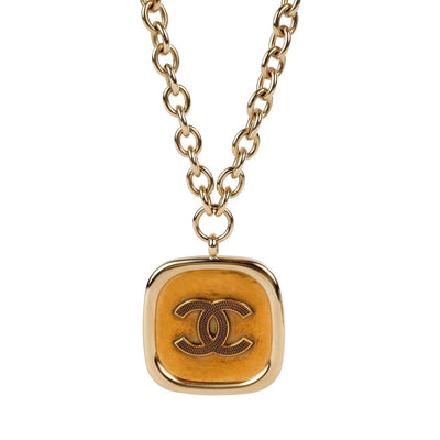 Chanel Large Gold Medallion Necklace - Only Authentics