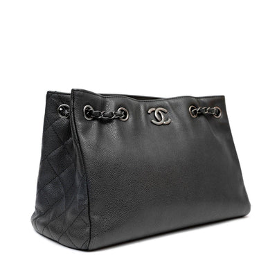 Chanel Slate Grey Caviar Tote - Only Authentics