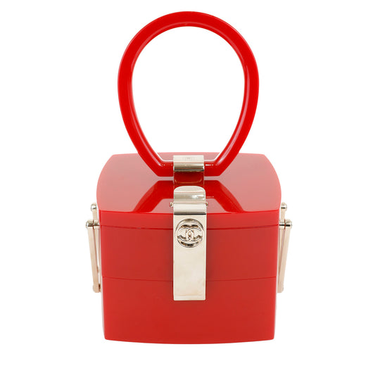 Chanel Red Lucite Devil Wears Prada Runway Bag – Only Authentics