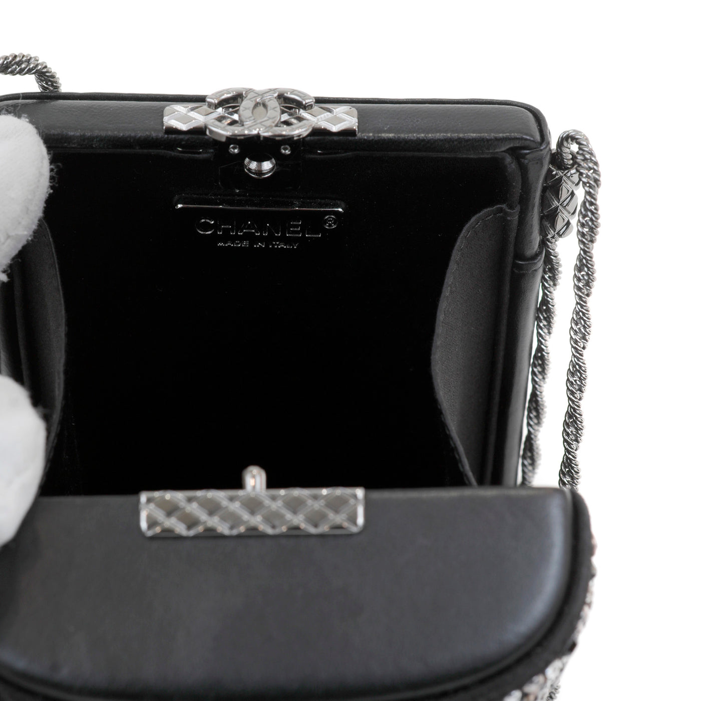 Chanel Daniel Swarovski Crystal Crossbody Evening Bag