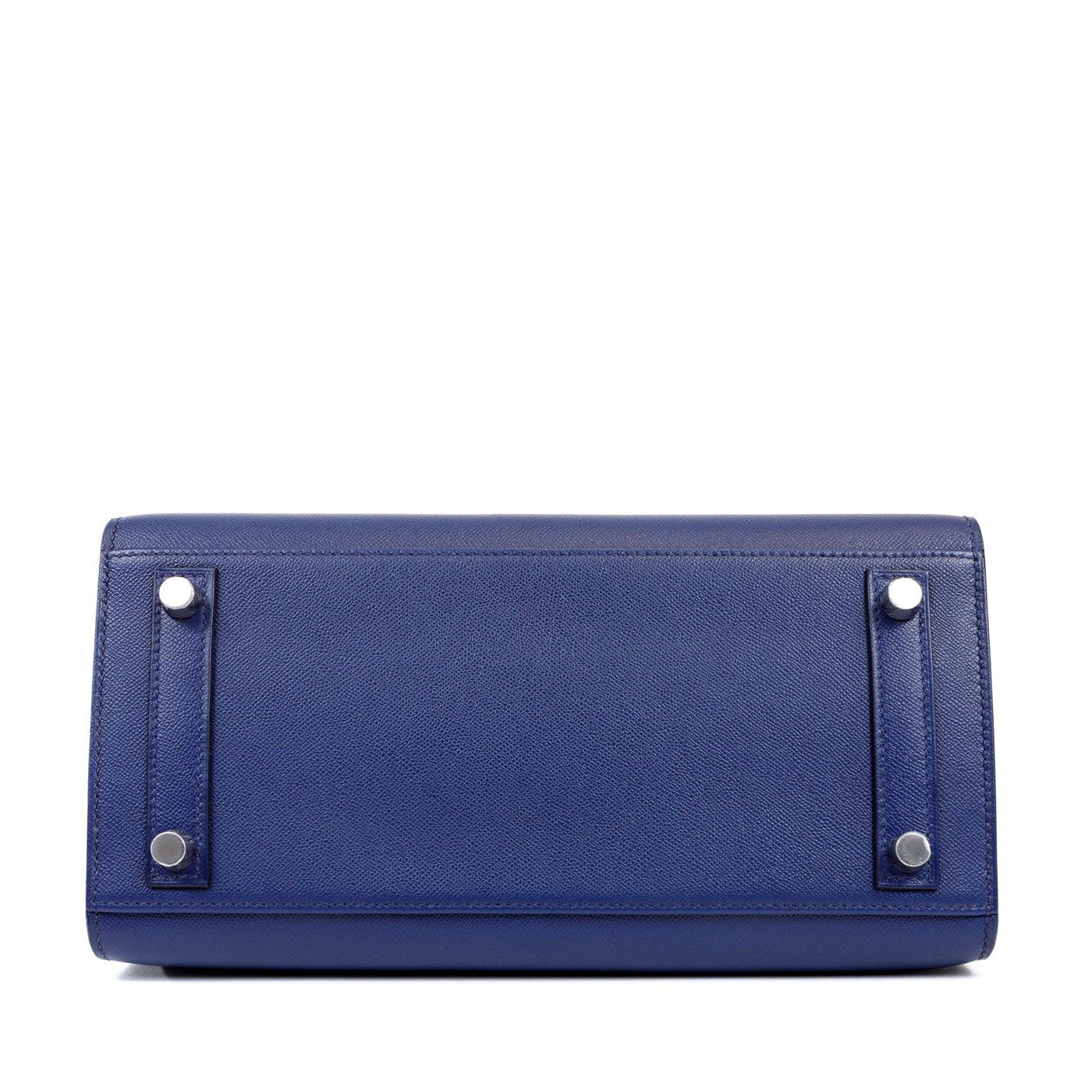Hermès 25cm Navy Blue Epsom Sellier Birkin w/ Palladium Hardware - Only Authentics