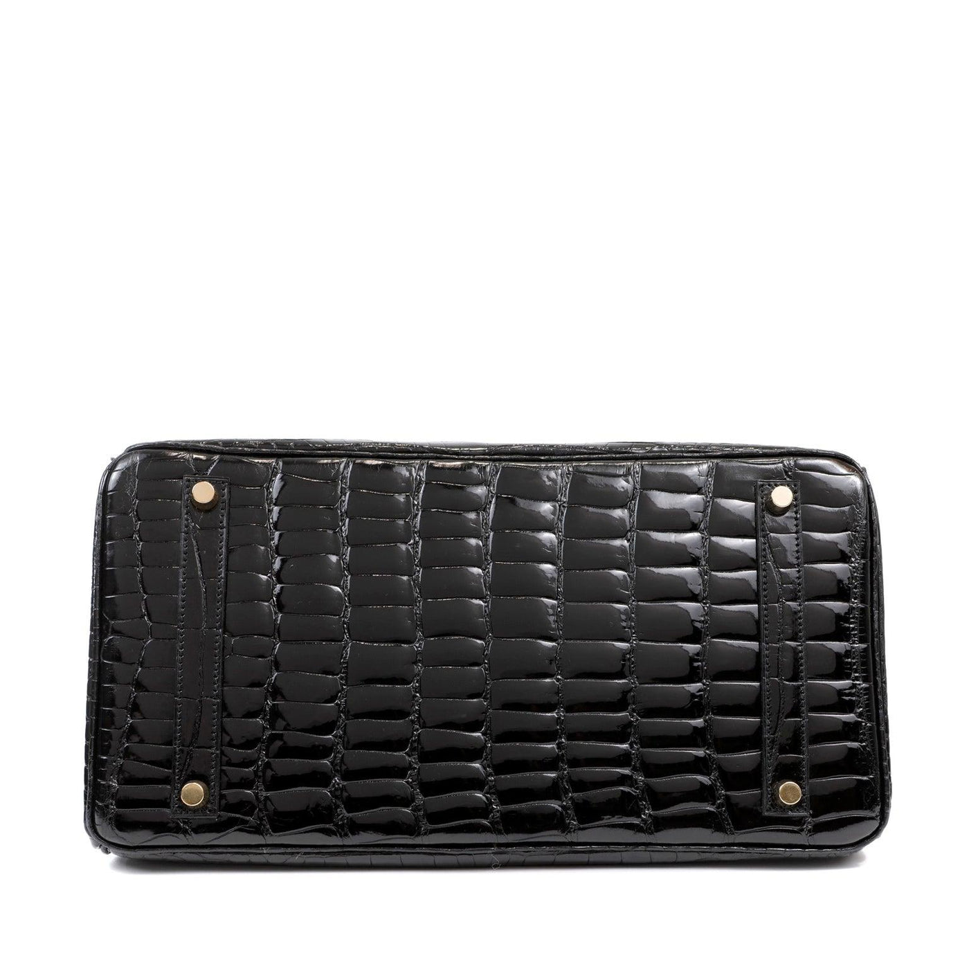 Hermes Birkin Croc Black 35cm, Luxury, Bags & Wallets on Carousell