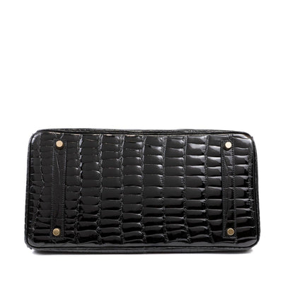 Hermès 35cm Black Crocodile Porosus Birkin with Gold Hardware - Only Authentics