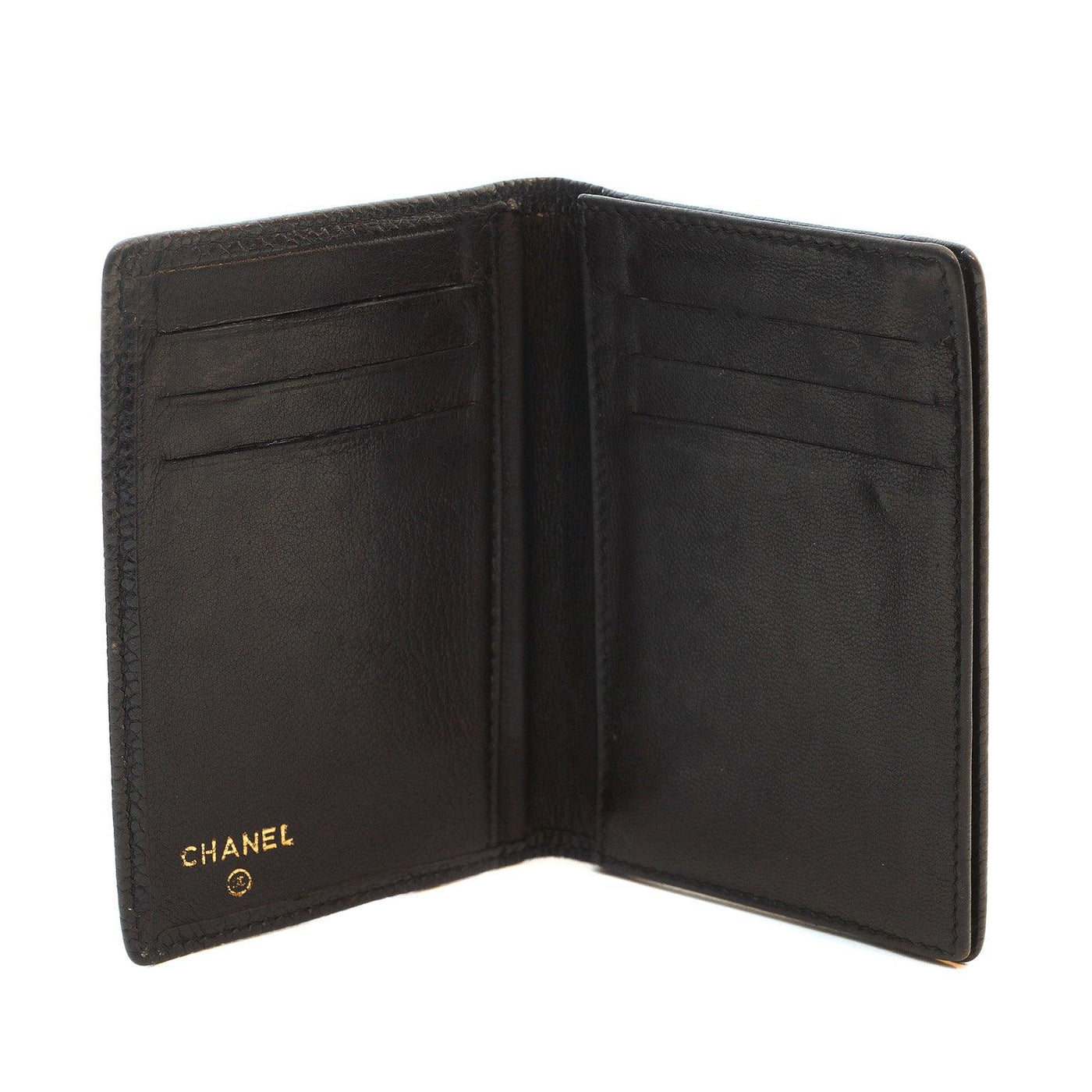 Chanel Black Caviar CC Billfold Cardholder - Only Authentics