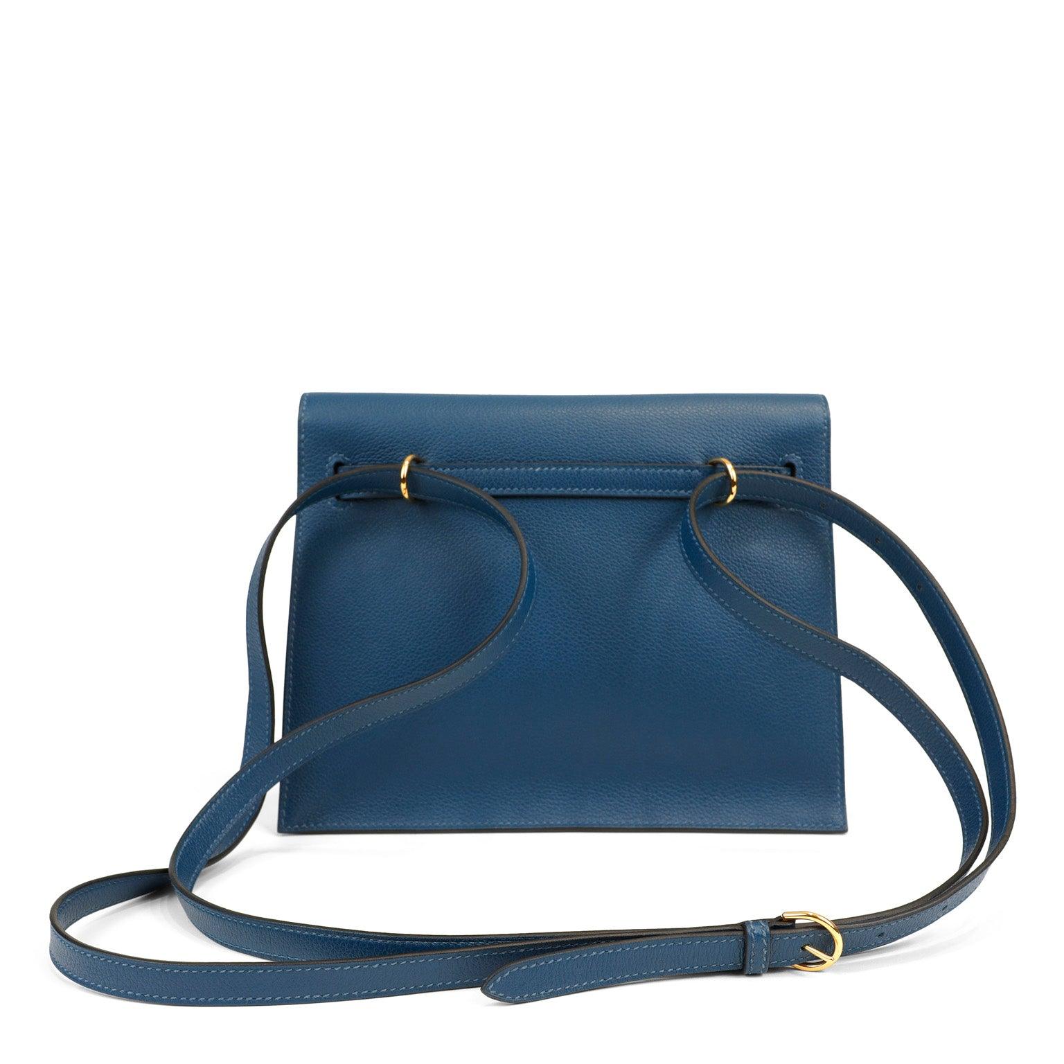 Hermès Kelly Danse II Bag Verso Veau Evercolor Bleu Frida/ Rose Mexico –  Coco Approved Studio