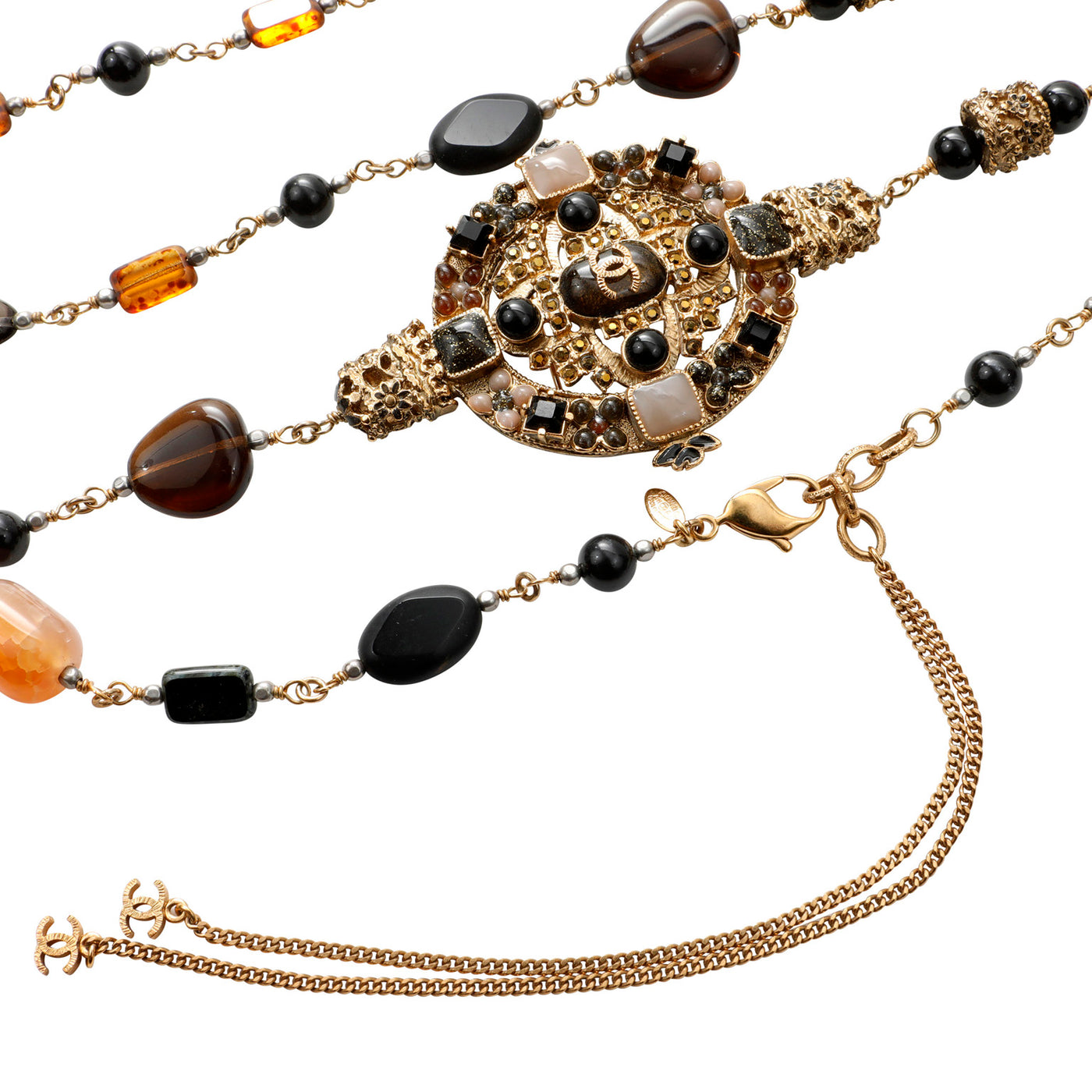 Chanel Gold Byzantine Necklace Fine Jewelry