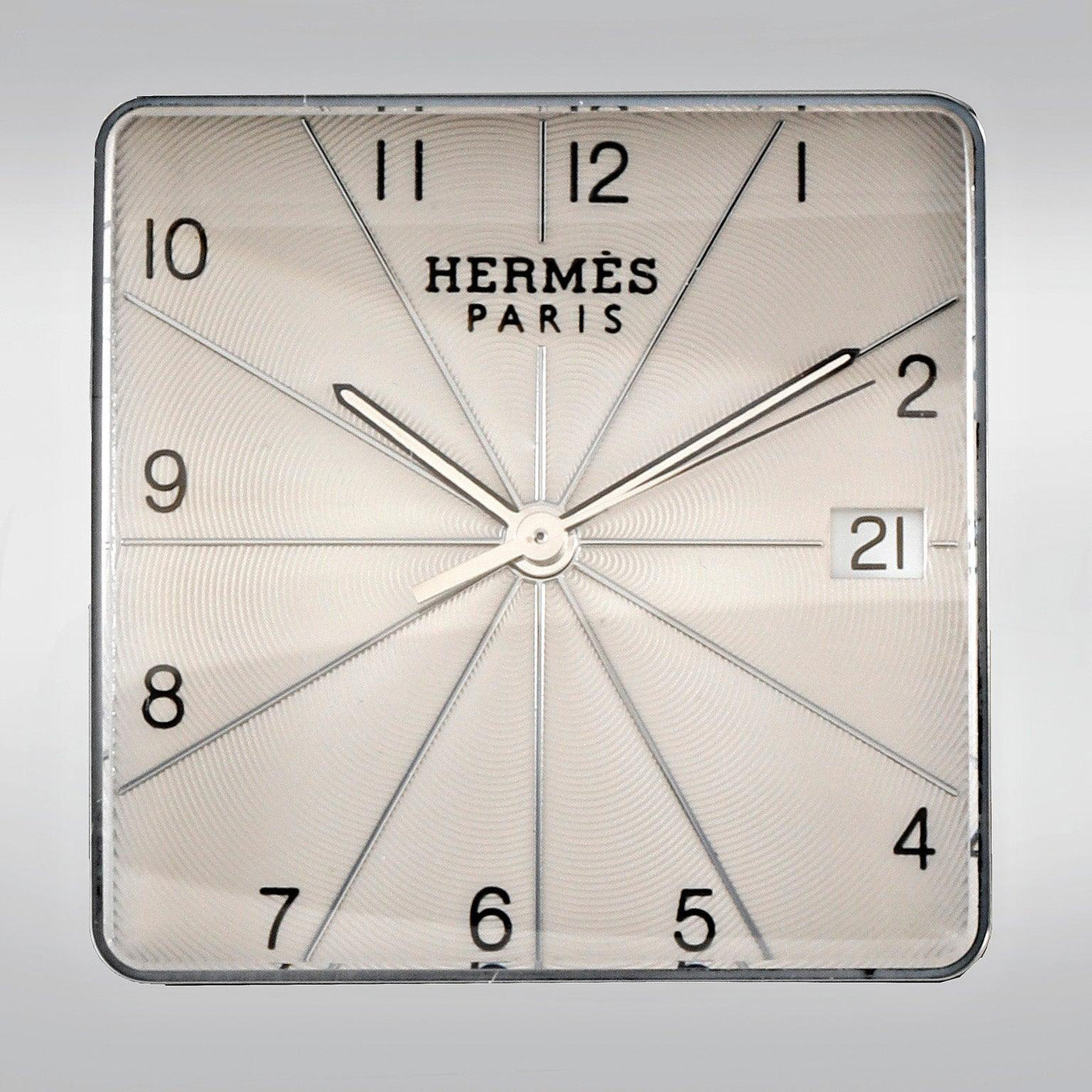 Hermès White Epsom Leather Wrap Around Watch w/ Palladium Hardware - Only Authentics