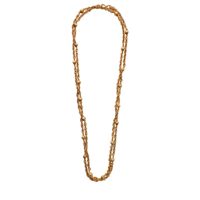 Chanel Vintage Gold Sautoir Necklace
