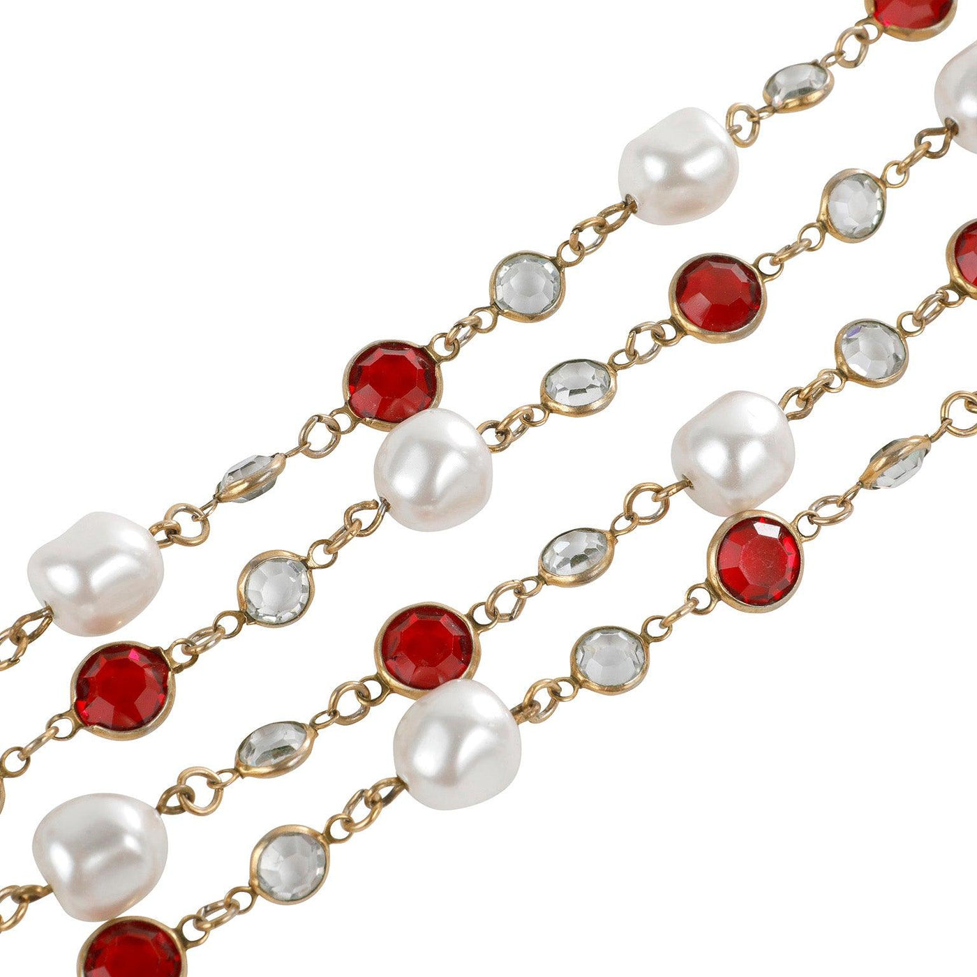 Chanel Pearl & Crystal Sautoir Necklace