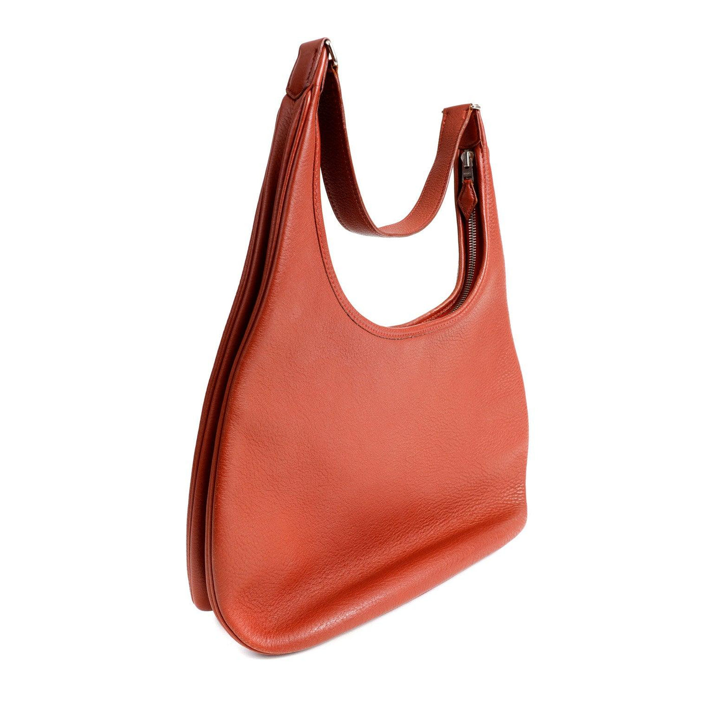 Hermès Rust Clemence Gao Shoulder Bag - Only Authentics