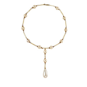 Chanel Pearl Lariat Vintage Necklace - Only Authentics