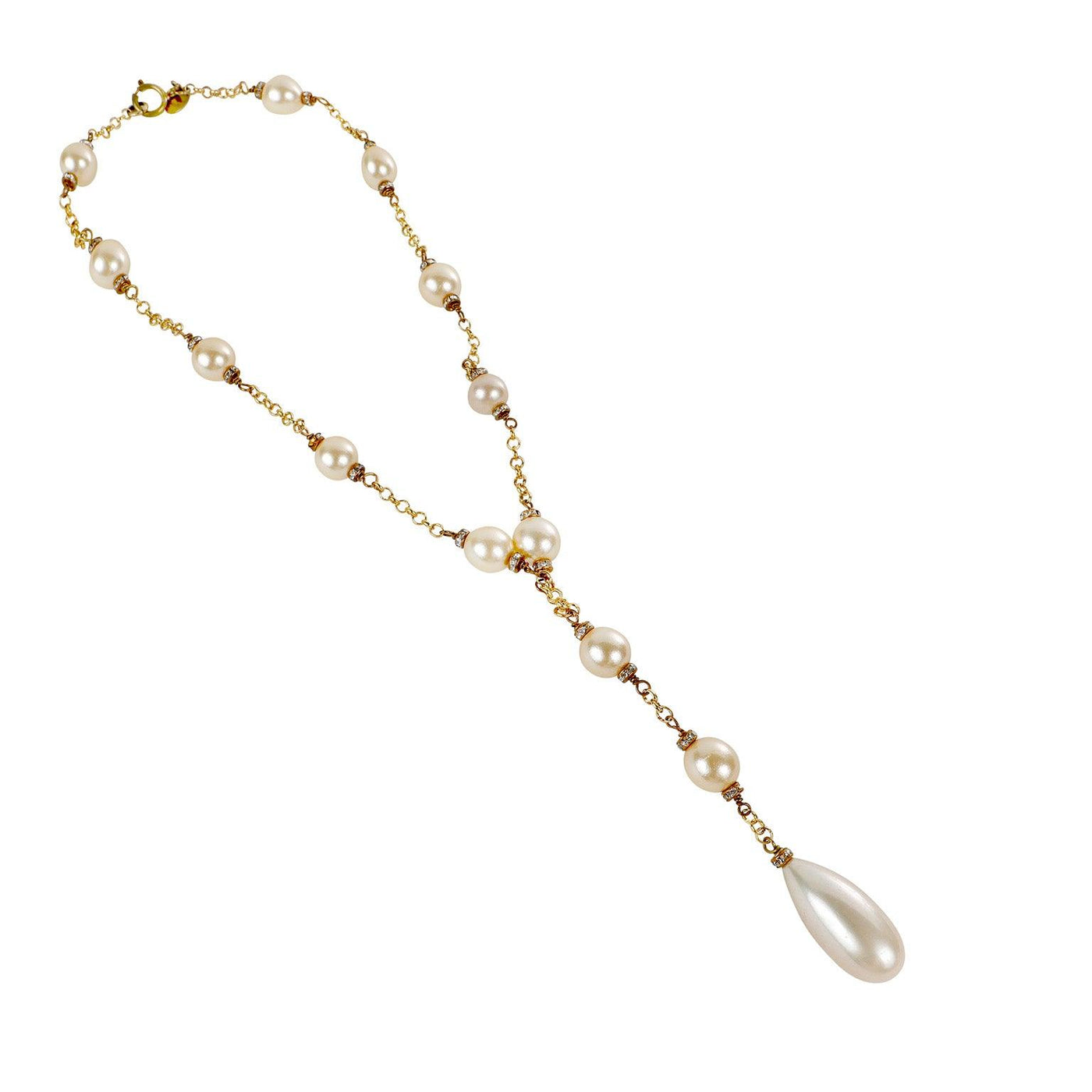 Chanel Pearl Lariat Vintage Necklace - Only Authentics