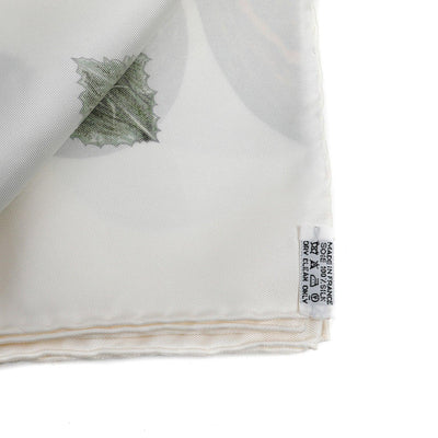 Hermès White Citrouilles & Coloquintes Silk Scarf - Only Authentics
