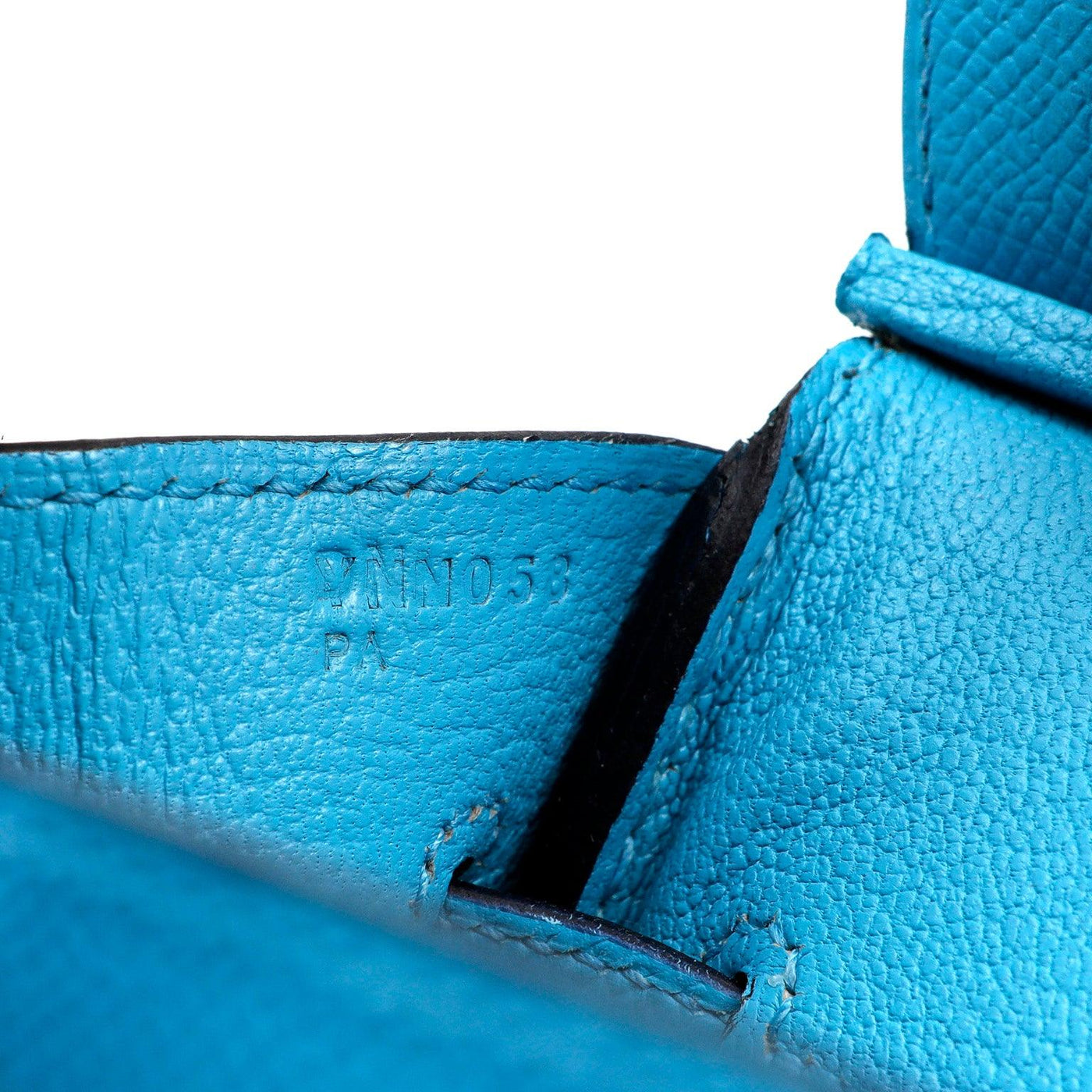 Hermes 30cm Cotton Candy Blue Epsom w/ Palladium Hardware - Only Authentics