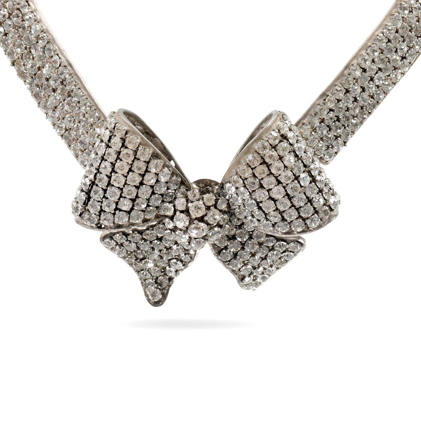 Chanel Crystal Bow Choker - Only Authentics