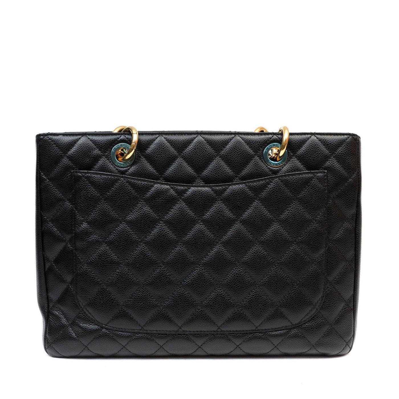 Chanel Black Caviar Grand Shopping Tote GST - Only Authentics