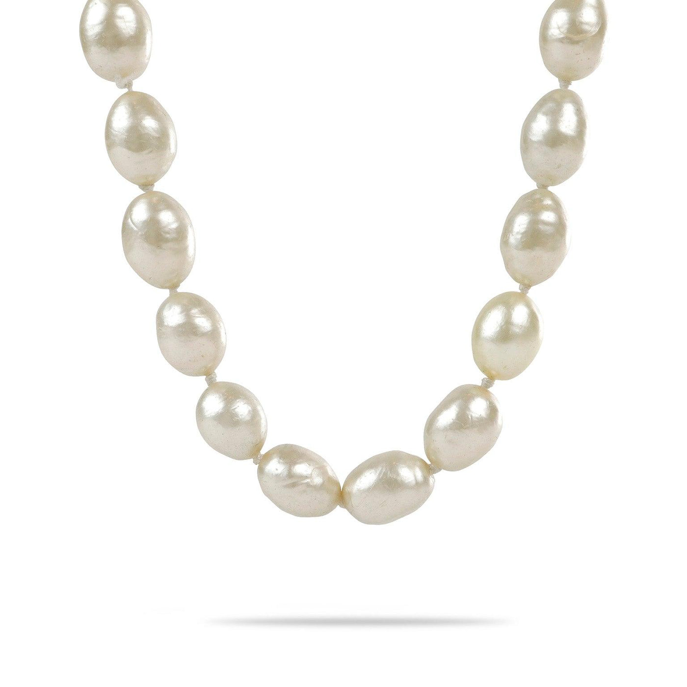 Chanel Pearl and Gold Link Vintage Necklace - Only Authentics