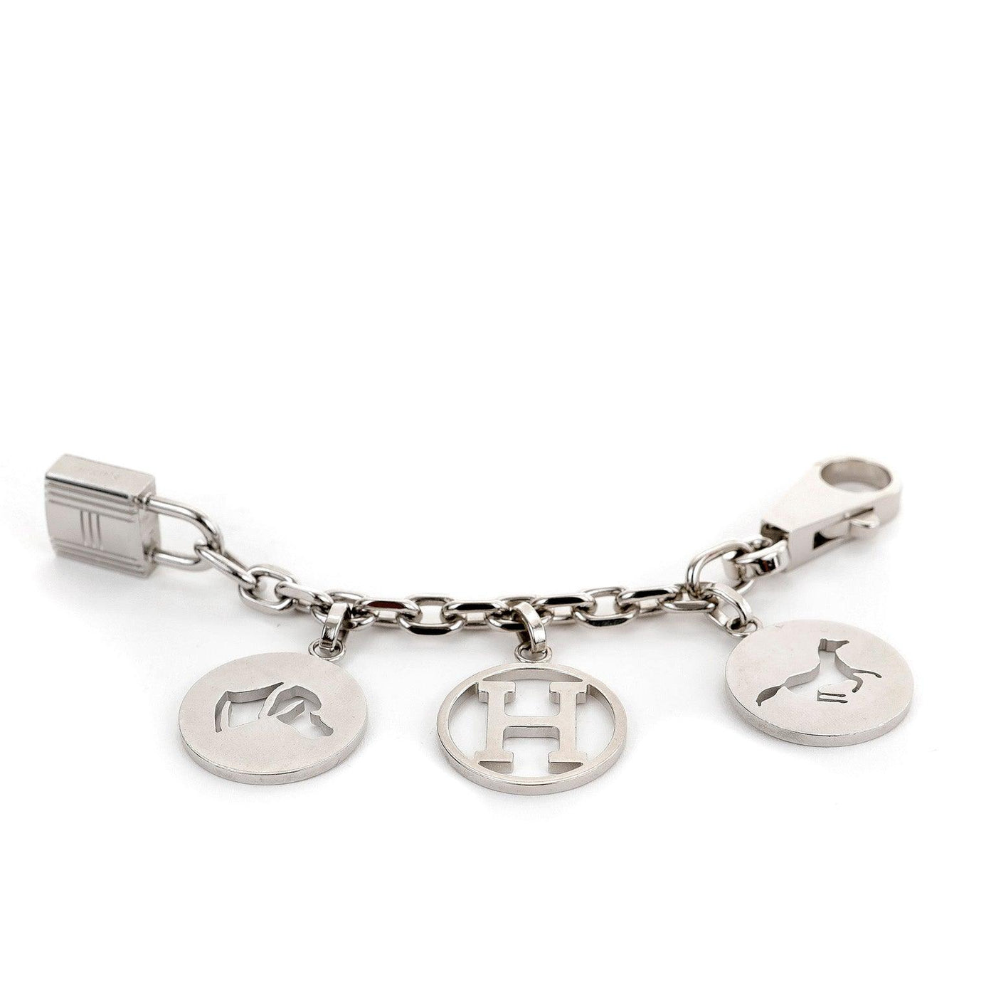 Hermès Breloque Olga Palladium Amulet Charm - Only Authentics