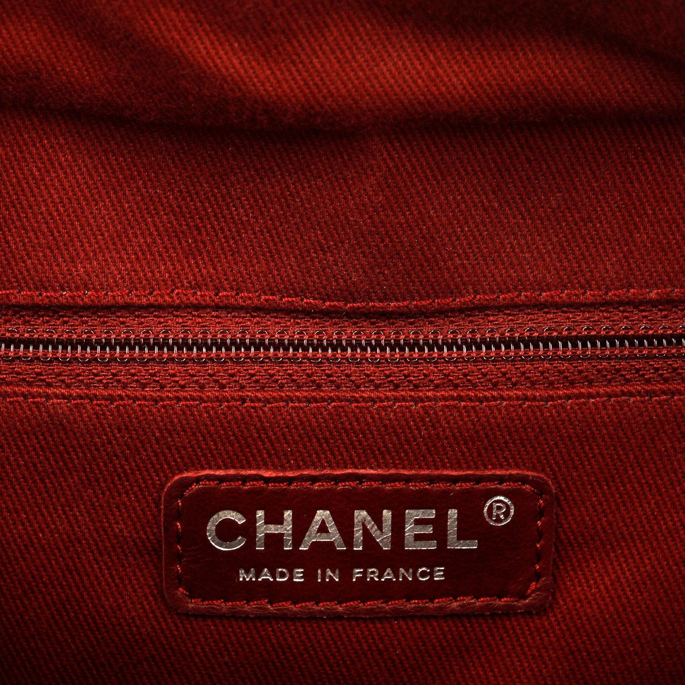 Chanel Metallic Bronze Distressed Lambskin Cambon Camera Bag Paris/NY - Only Authentics