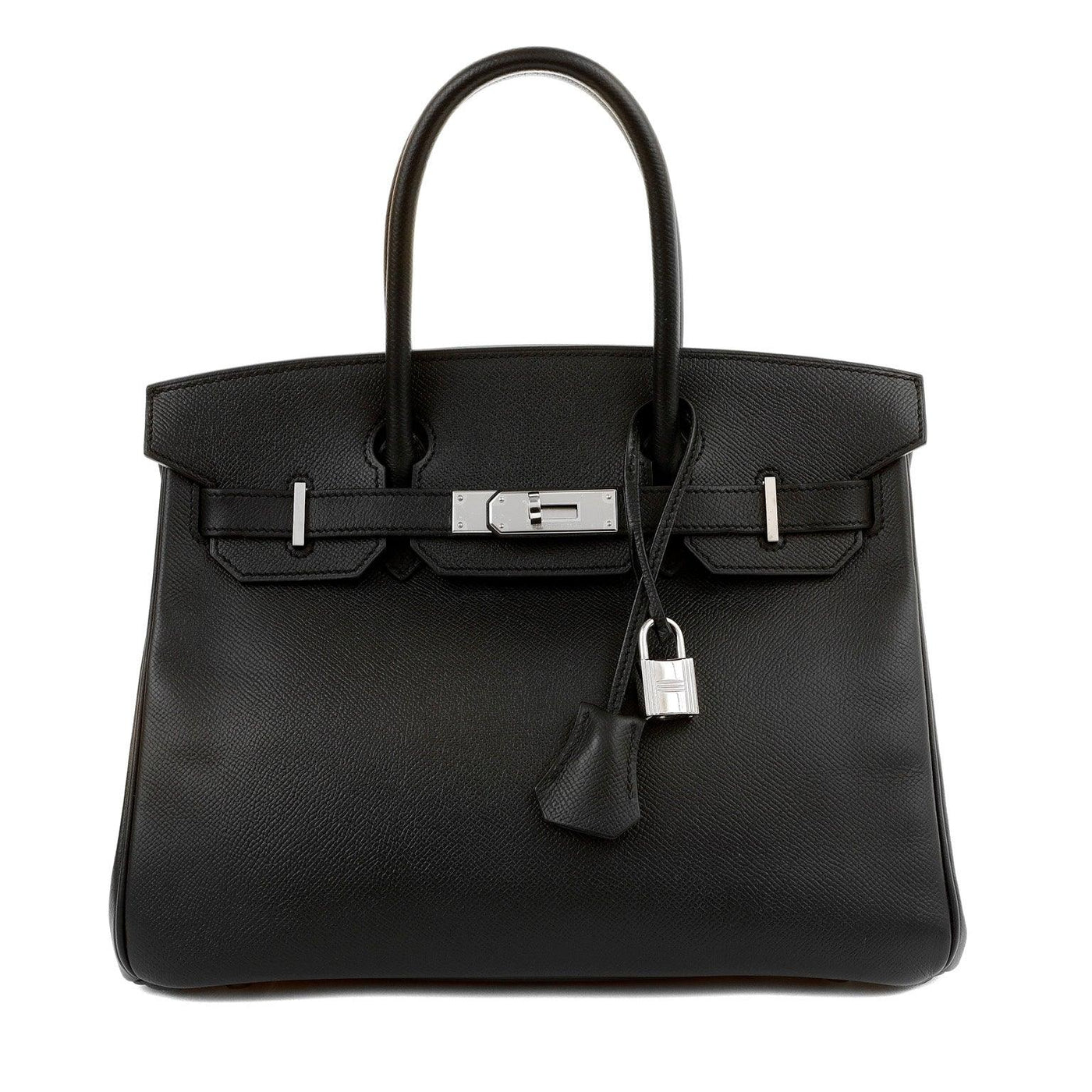 Hermès 30cm Black Epsom Birkin with Palladium Hardware - Only Authentics