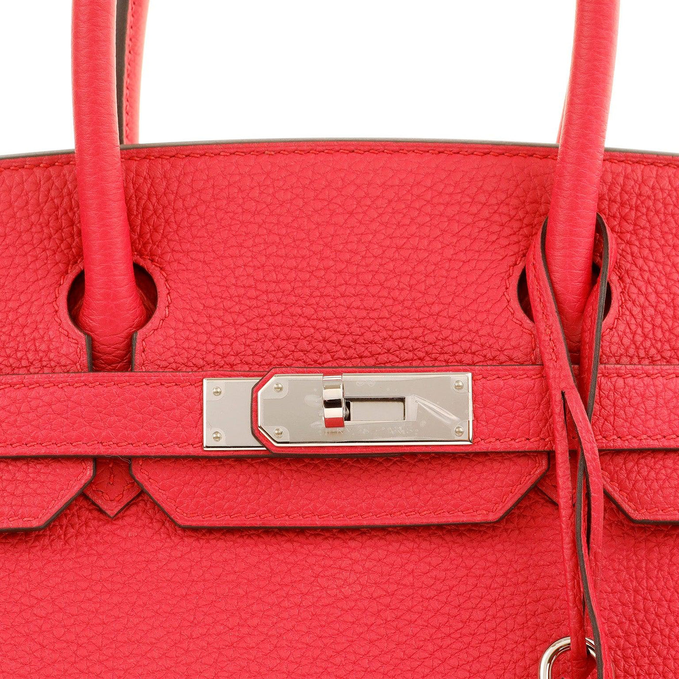 Hermès 30 cm Strawberry Togo Leather Birkin with Palladium - Only Authentics