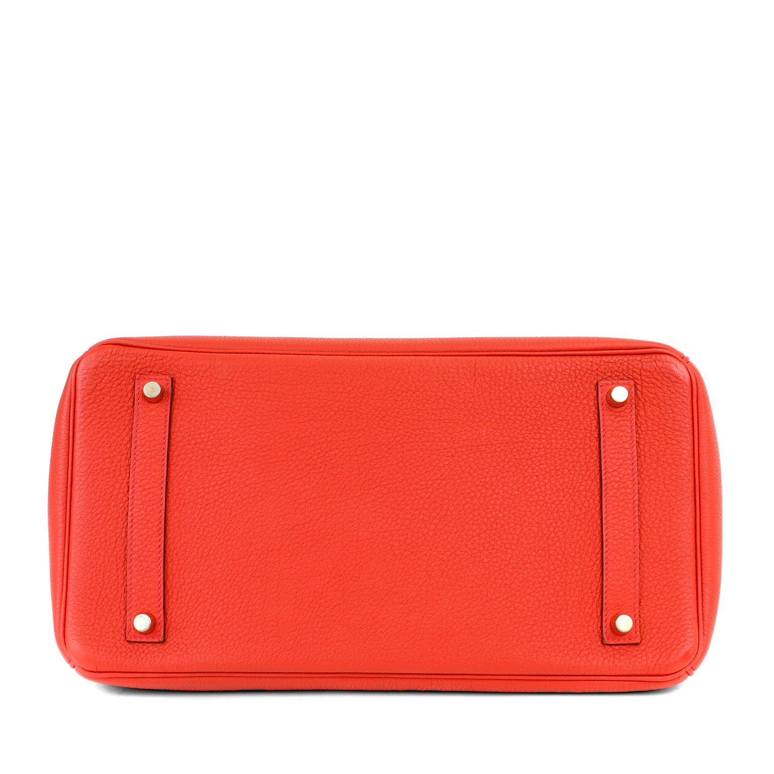 Hermes 35cm Vermillion Togo Birkin w/ Gold Hardware