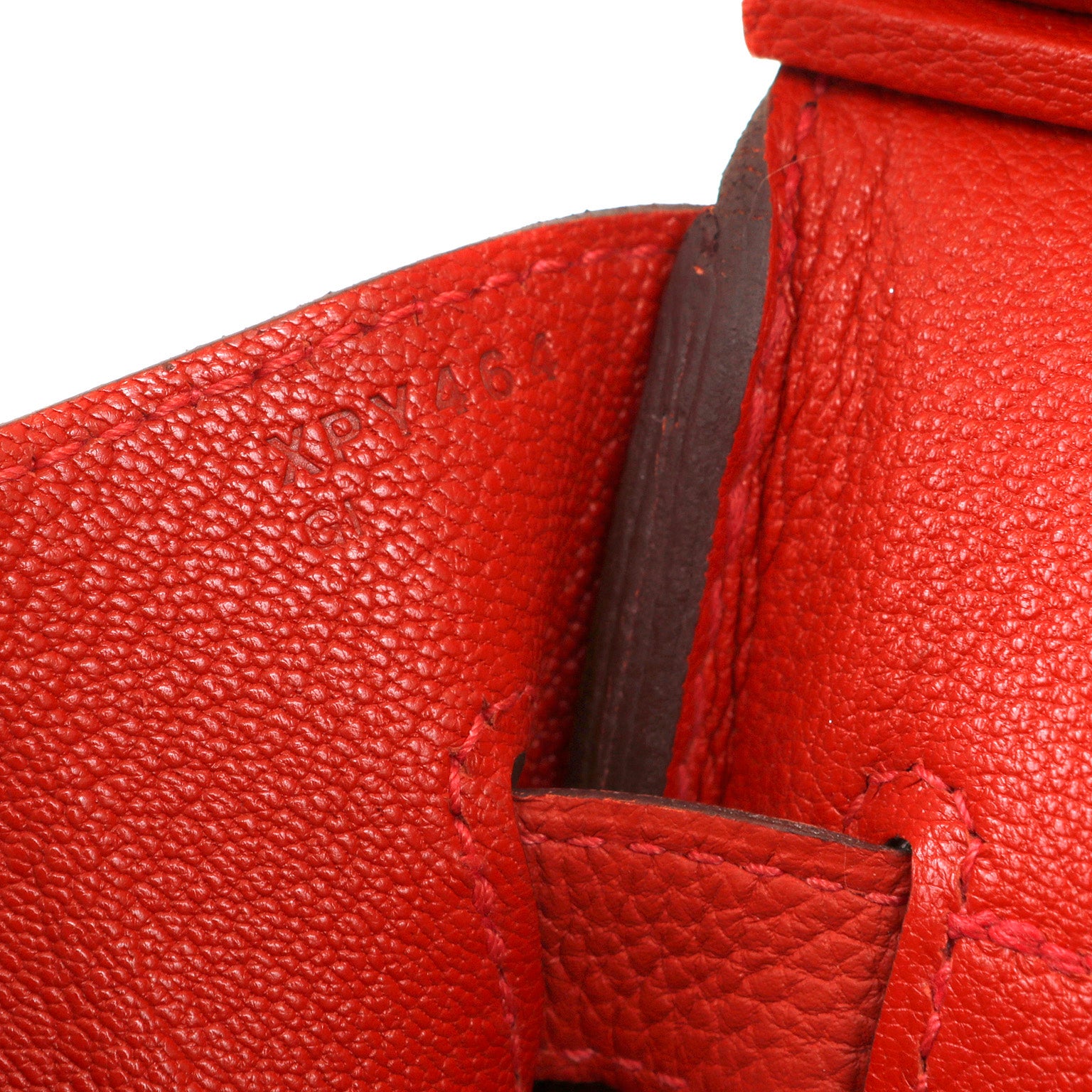 Hermes 35cm Vermillion Togo Birkin w/ Gold Hardware