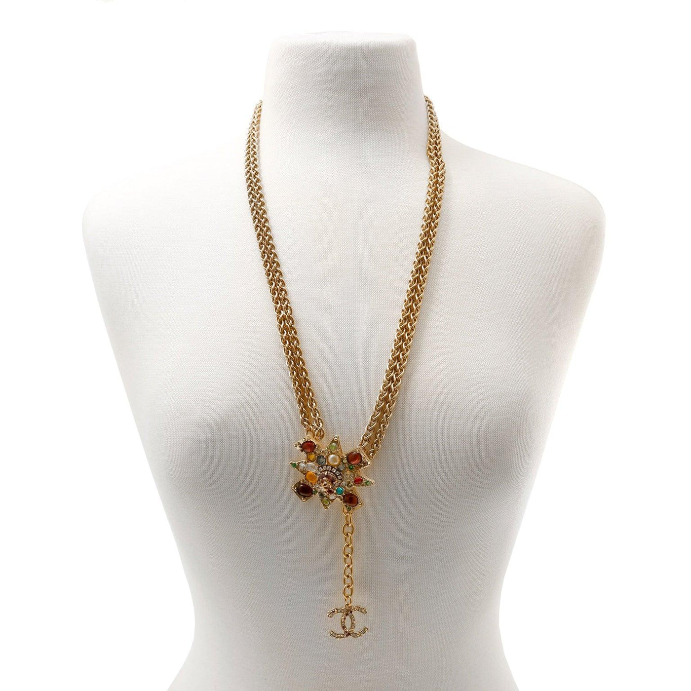 Chanel Byzantine Gripoix Star Necklace - Only Authentics