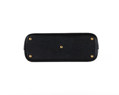 Hermès 27cm Black Epsom Bolide with  Gold Hardware