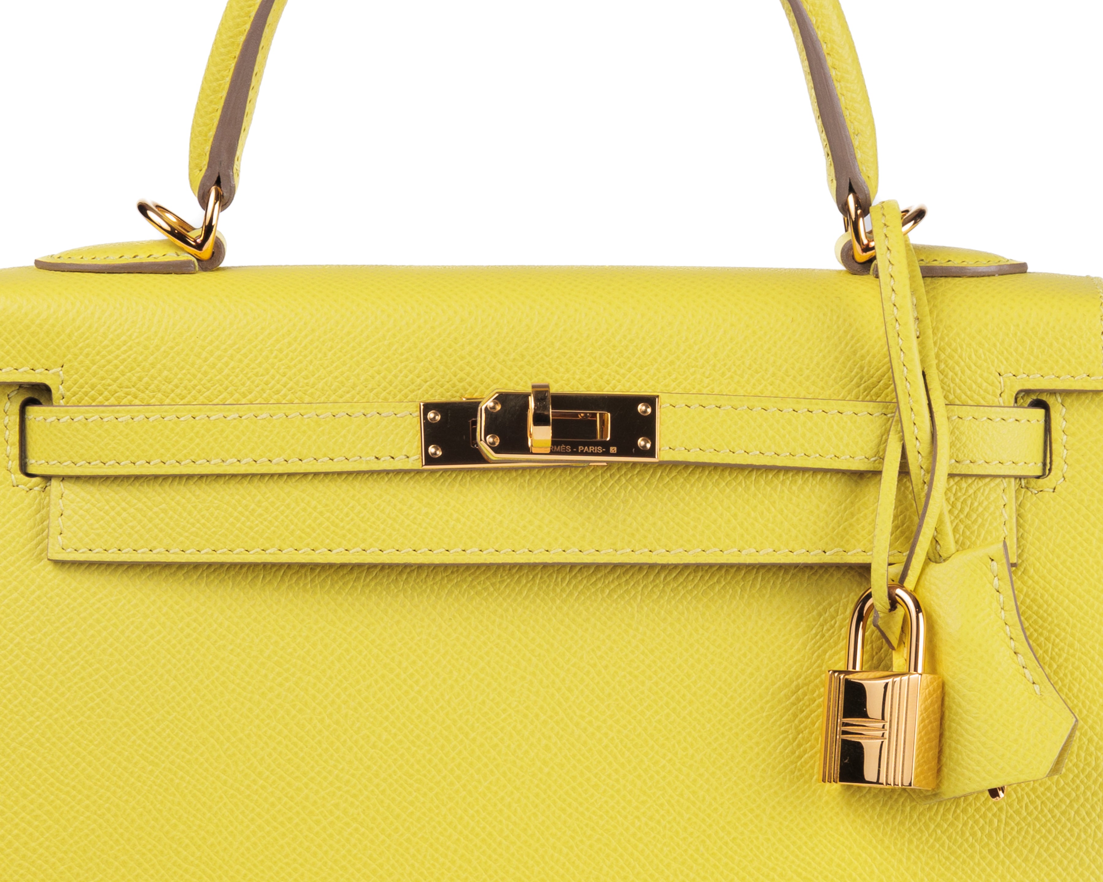 Look no further than this authentic Hermès 25 cm Lime Yellow Epsom Sellier  Kelly – Only Authentics