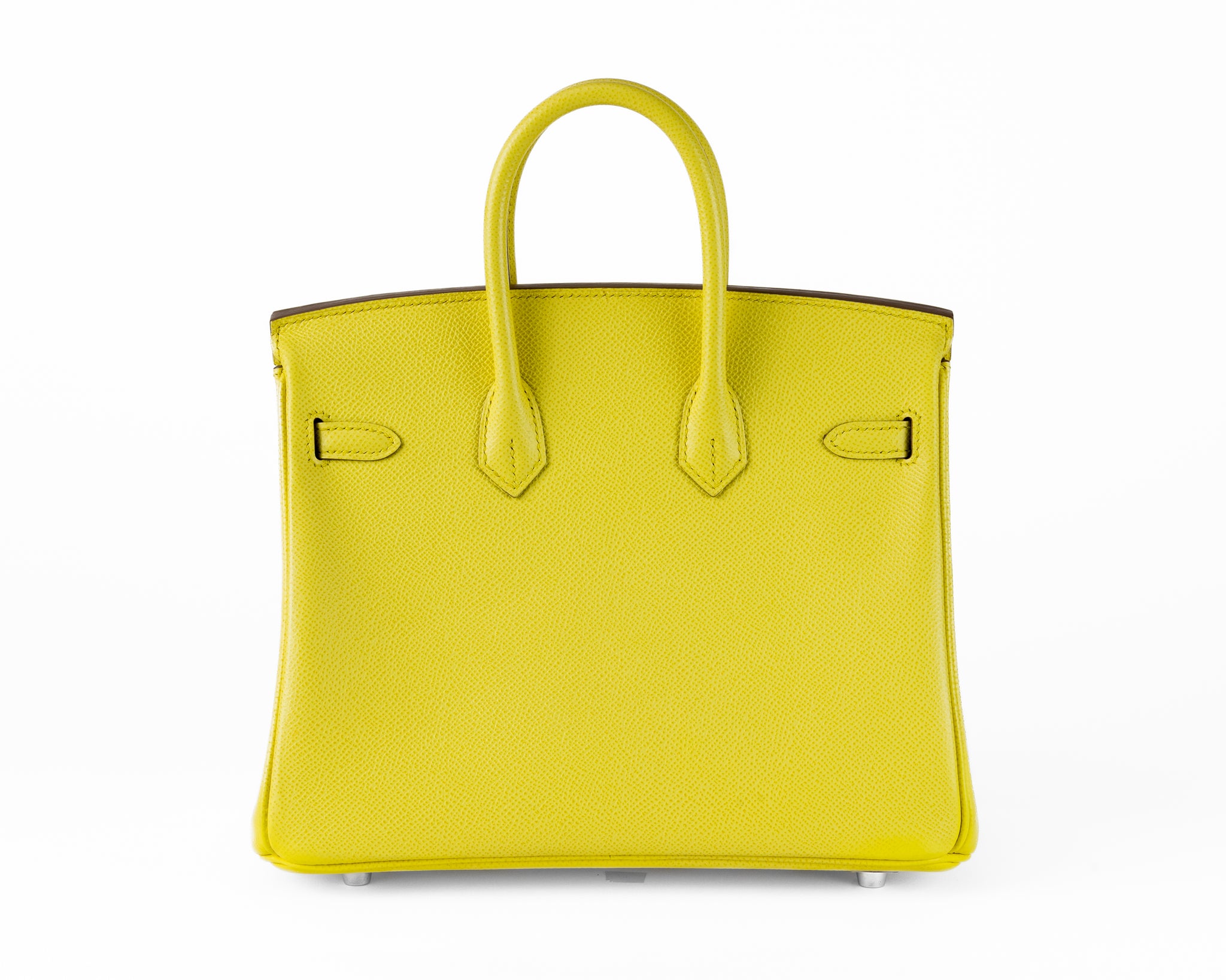 Hermes 25cm Soufre Epsom Birkin w/ Palladium Hardware