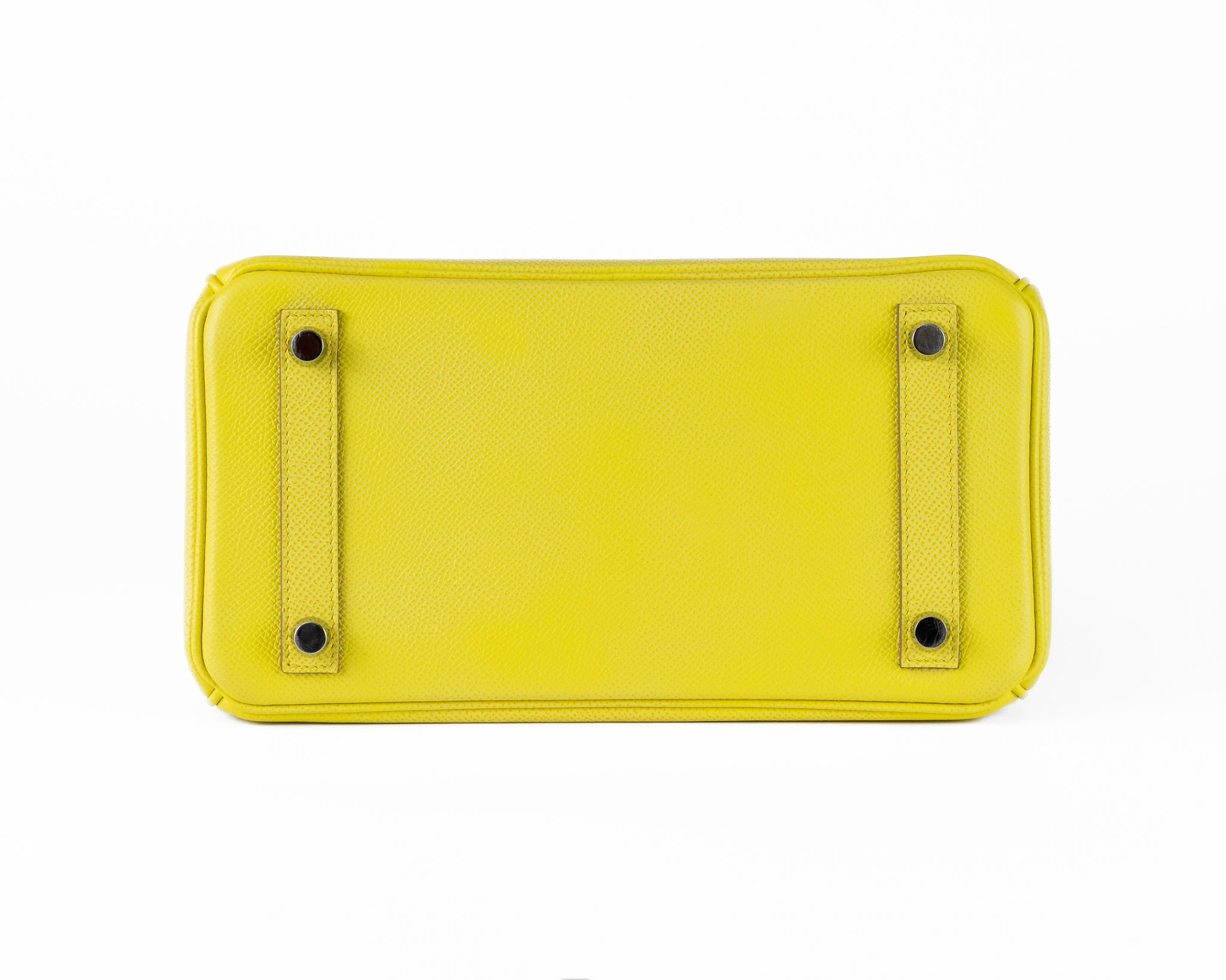 Hermes 25cm Soufre Epsom Birkin w/ Palladium Hardware