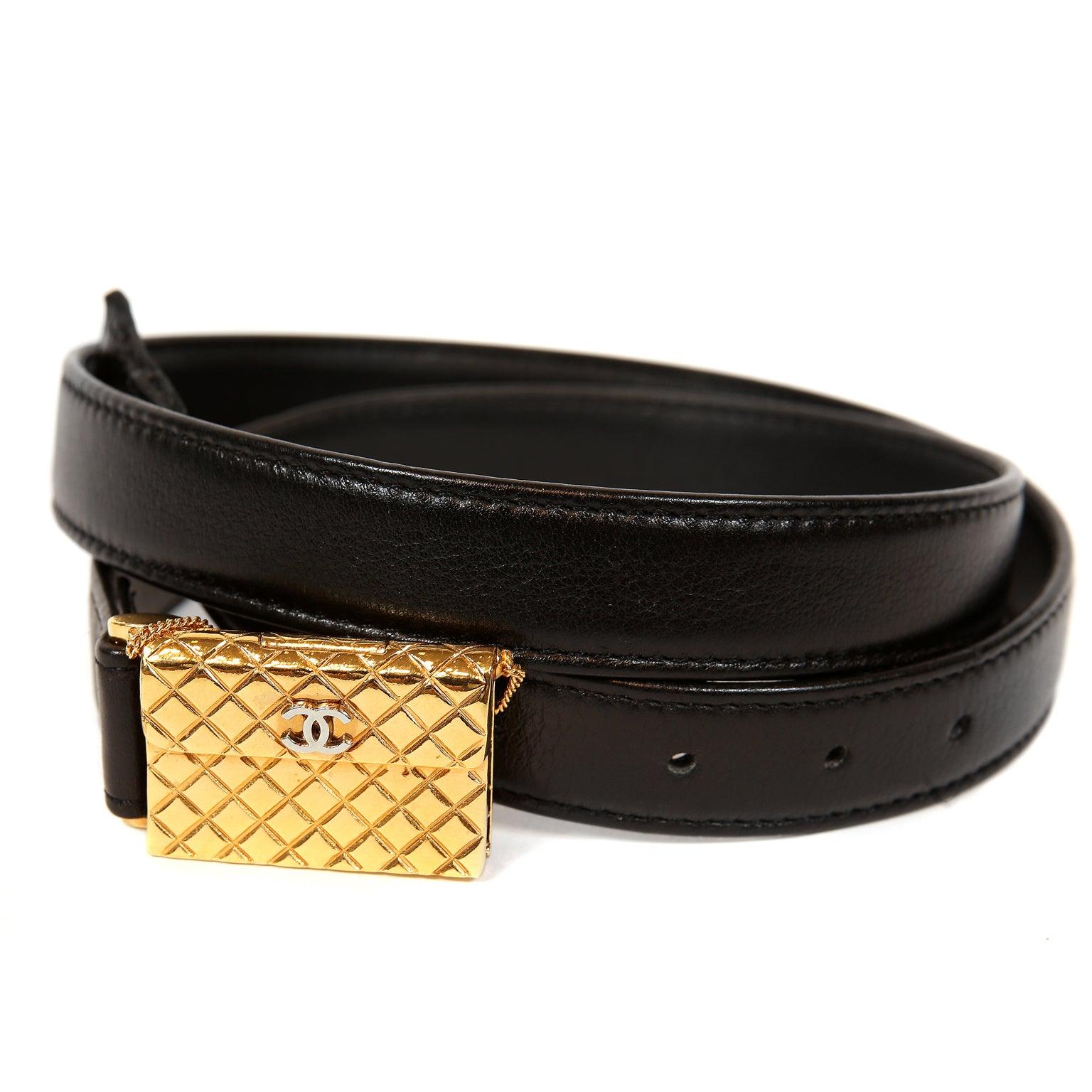 Chanel big hot sale buckle belt