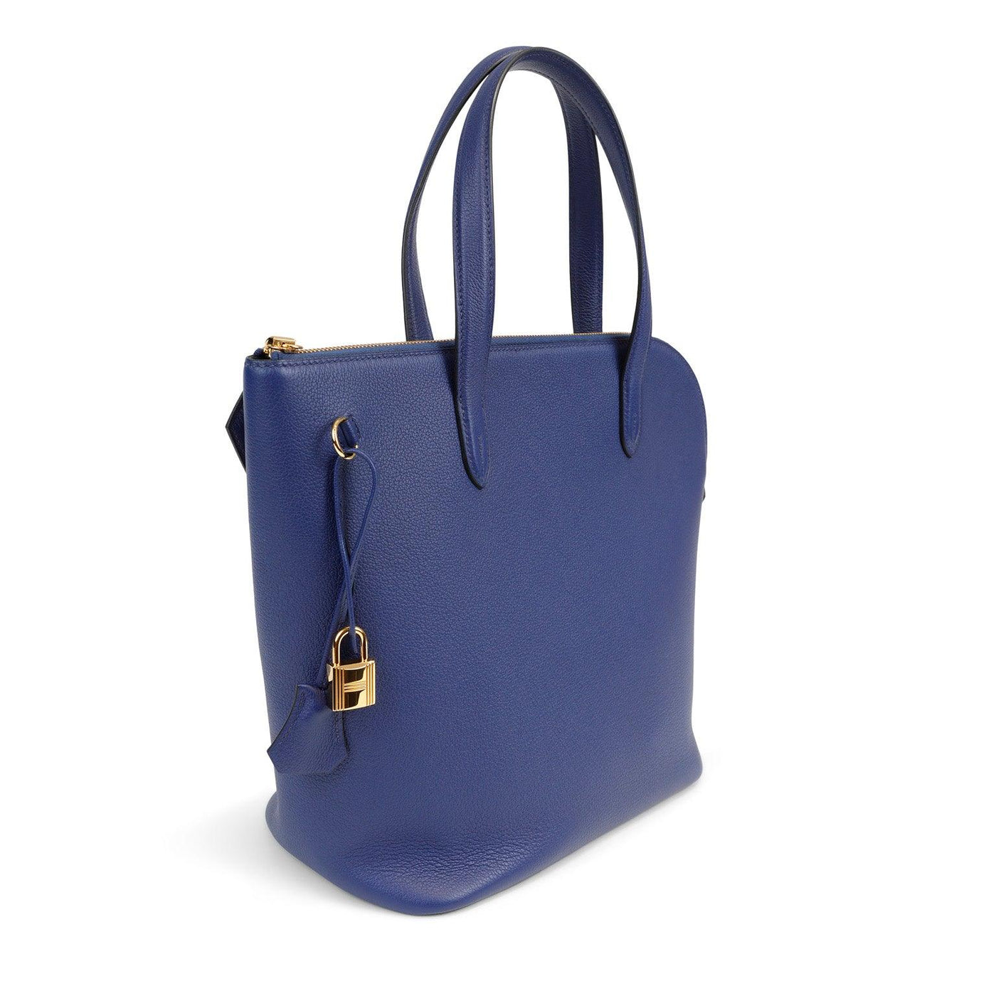 Hermès Cobalt Blue Evergrain Commuter Bag - Only Authentics
