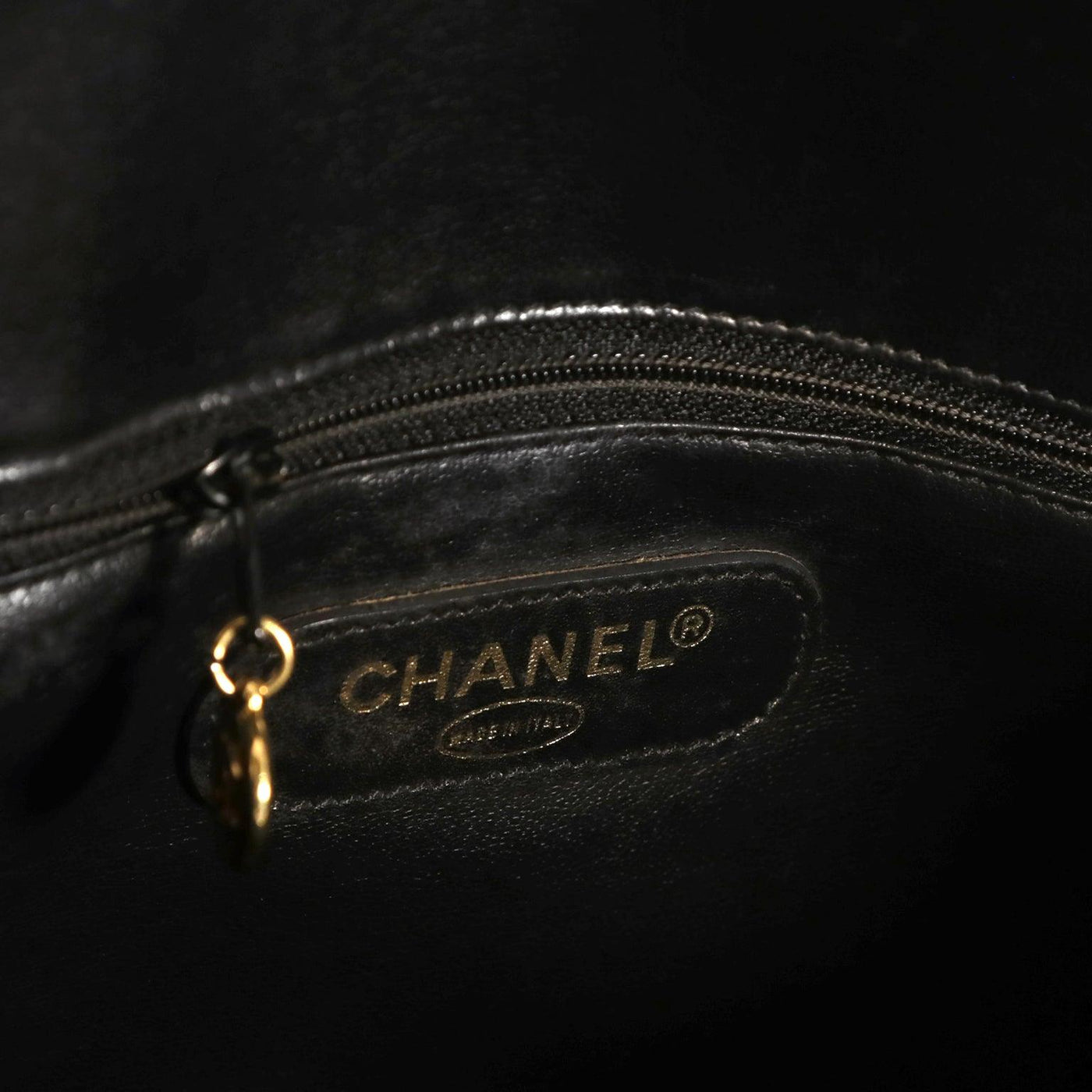 Chanel Black Leather Vintage Speedy Bag - Only Authentics