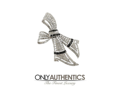 Sex and The City Faux Diamond Bow Pin - Only Authentics