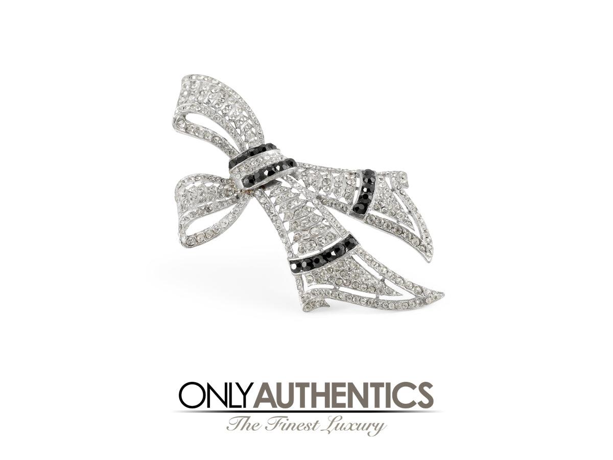 Sex and The City Faux Diamond Bow Pin - Only Authentics