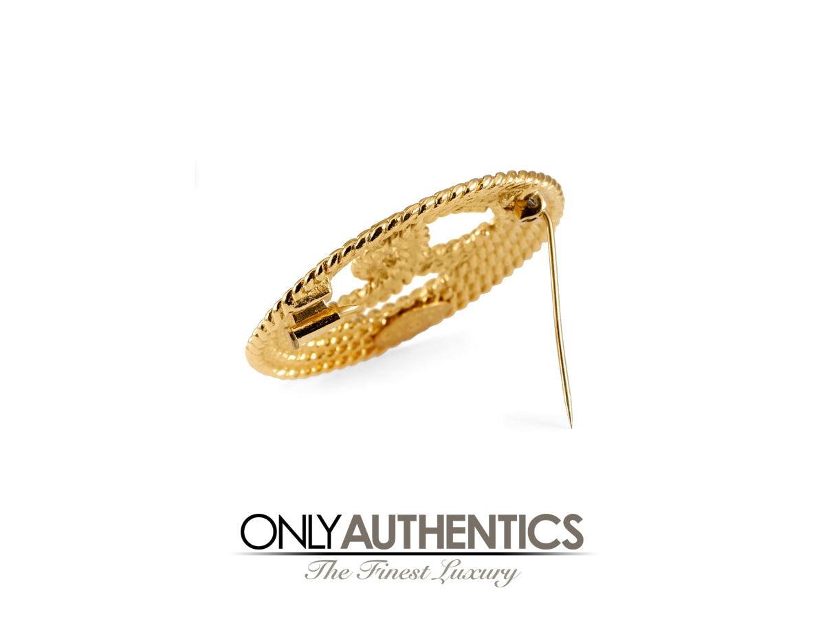 Chanel Gold Rope CC Brooch - Only Authentics