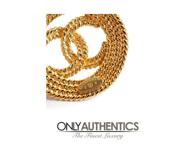 Chanel Gold Rope CC Brooch - Only Authentics