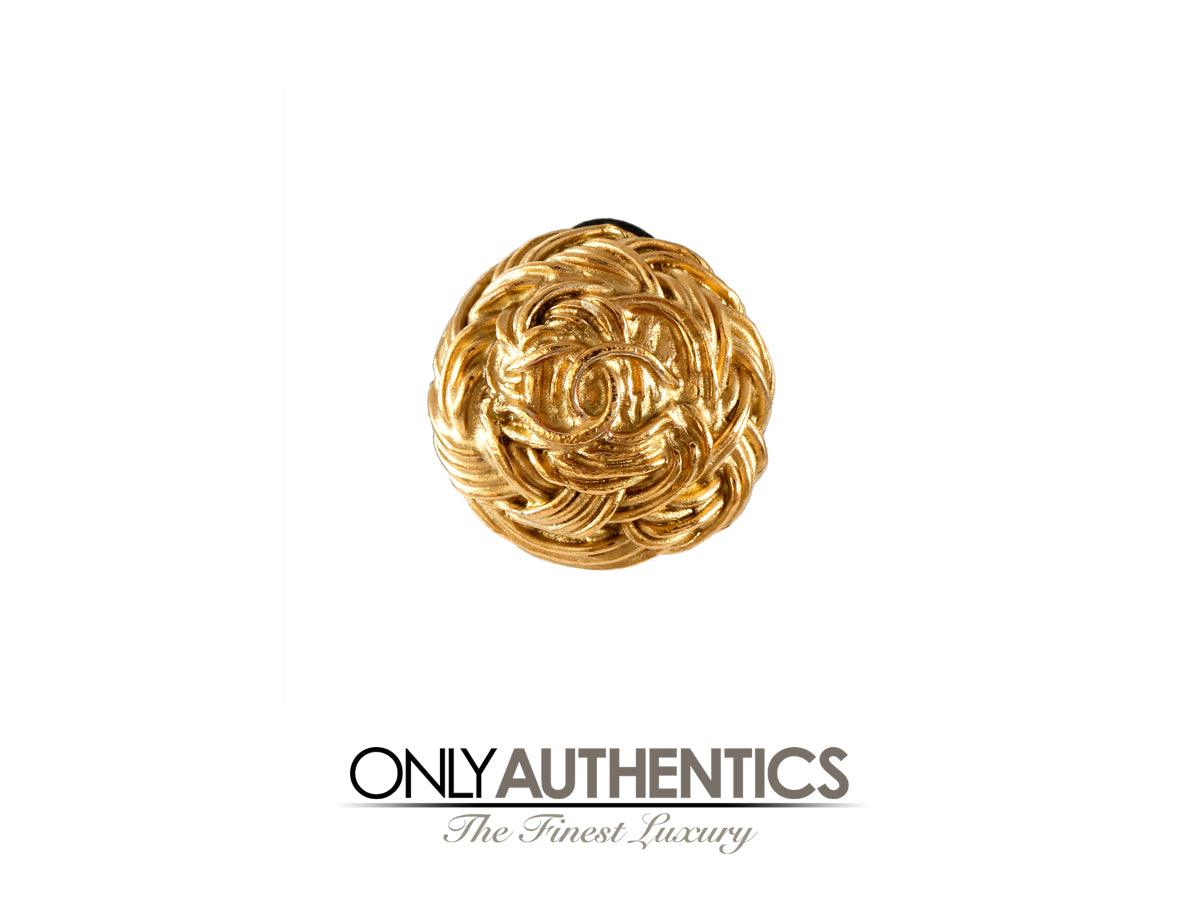 Chanel Gold Rope Knot CC Earrings - Only Authentics