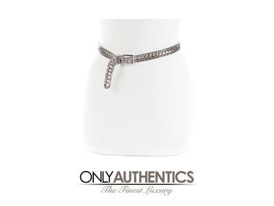 Chanel Silver Chain Link Buckled Belt - Only Authentics