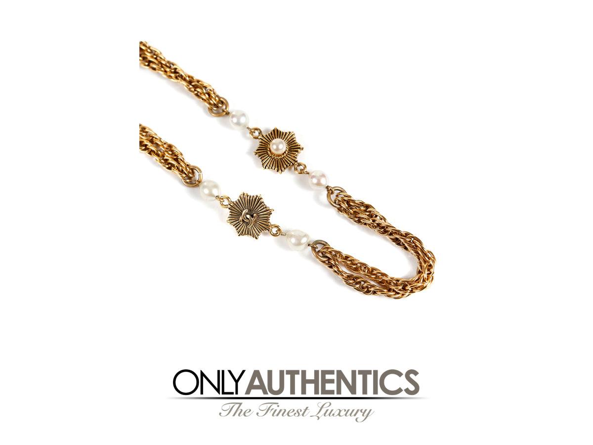 Chanel Gold CC Star Necklace - Only Authentics