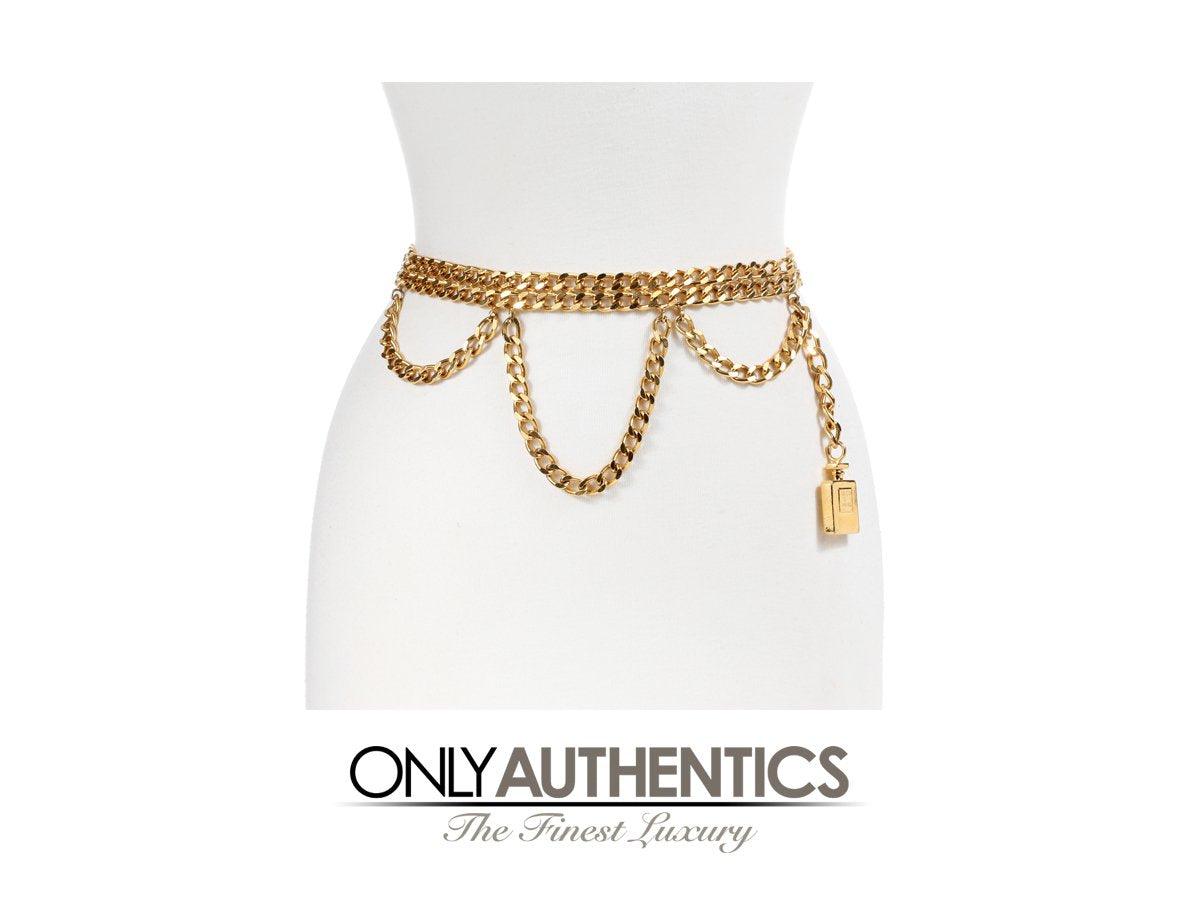 Chanel Perfume Bottle Triple Chain Belt – Only Authentics