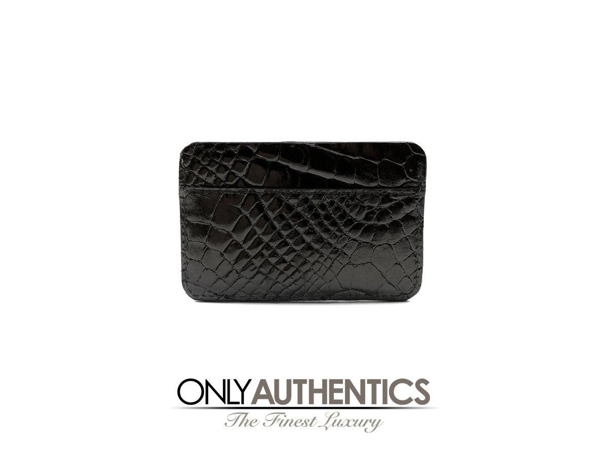 Dennis Basso Black Alligator Wallet - Only Authentics