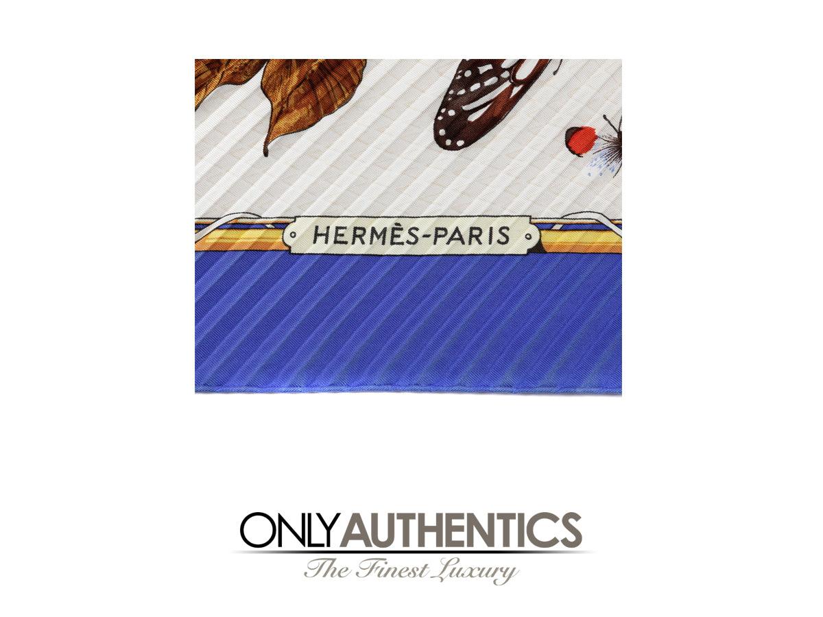 Hermès Farandole Butterflies Plisse Scarf - Only Authentics