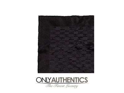 Hermès Black Op’H Silk Pochette Scarf - Only Authentics