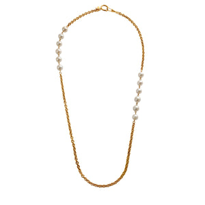 Chanel Pearl Two Station Vintage Necklace - Only Authentics