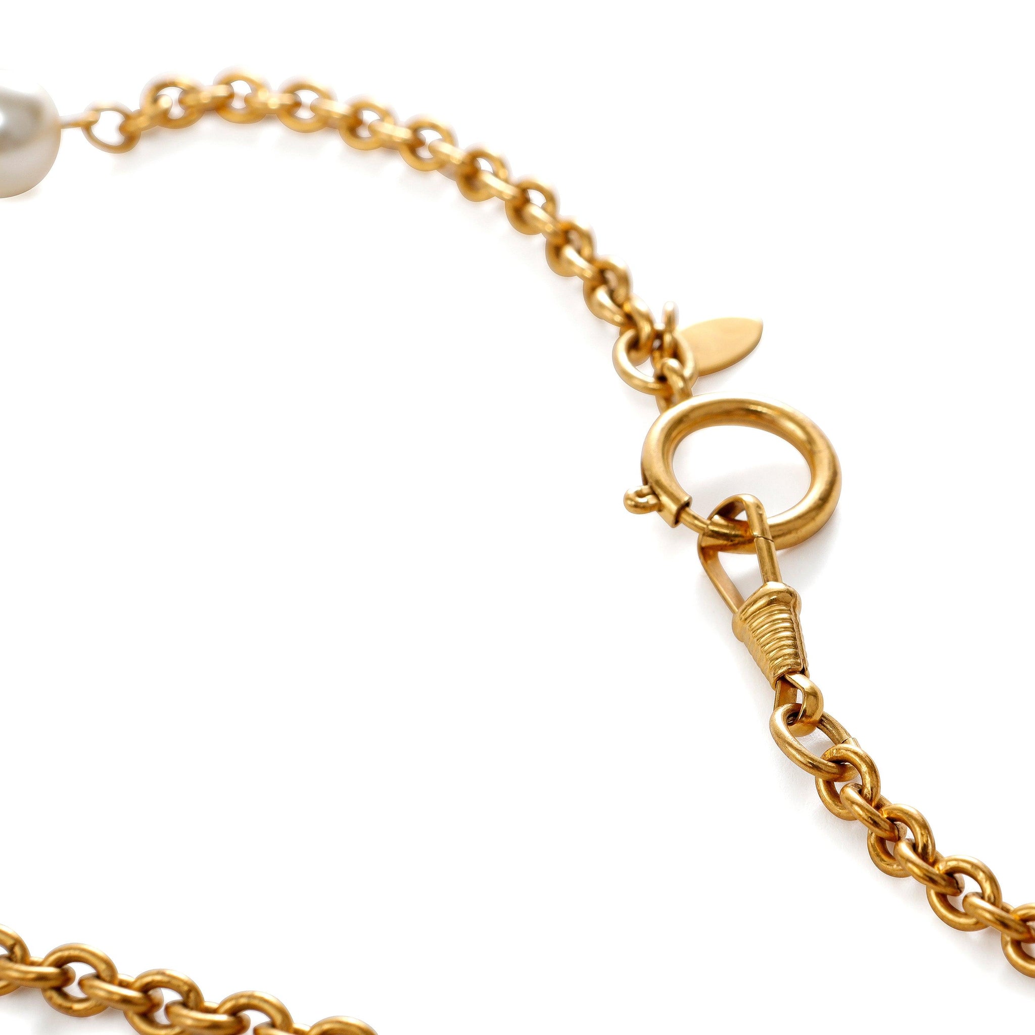 Chanel Pearl Two Station Vintage Necklace - Only Authentics