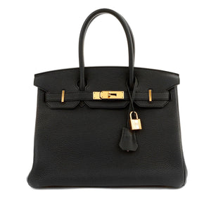 Hermes 30cm Black Togo Birkin w/ Gold Hardware - Only Authentics