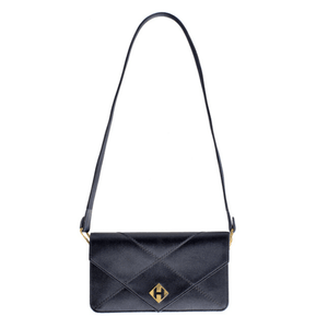Hermès Navy Blue Satin Evening Bag - Only Authentics